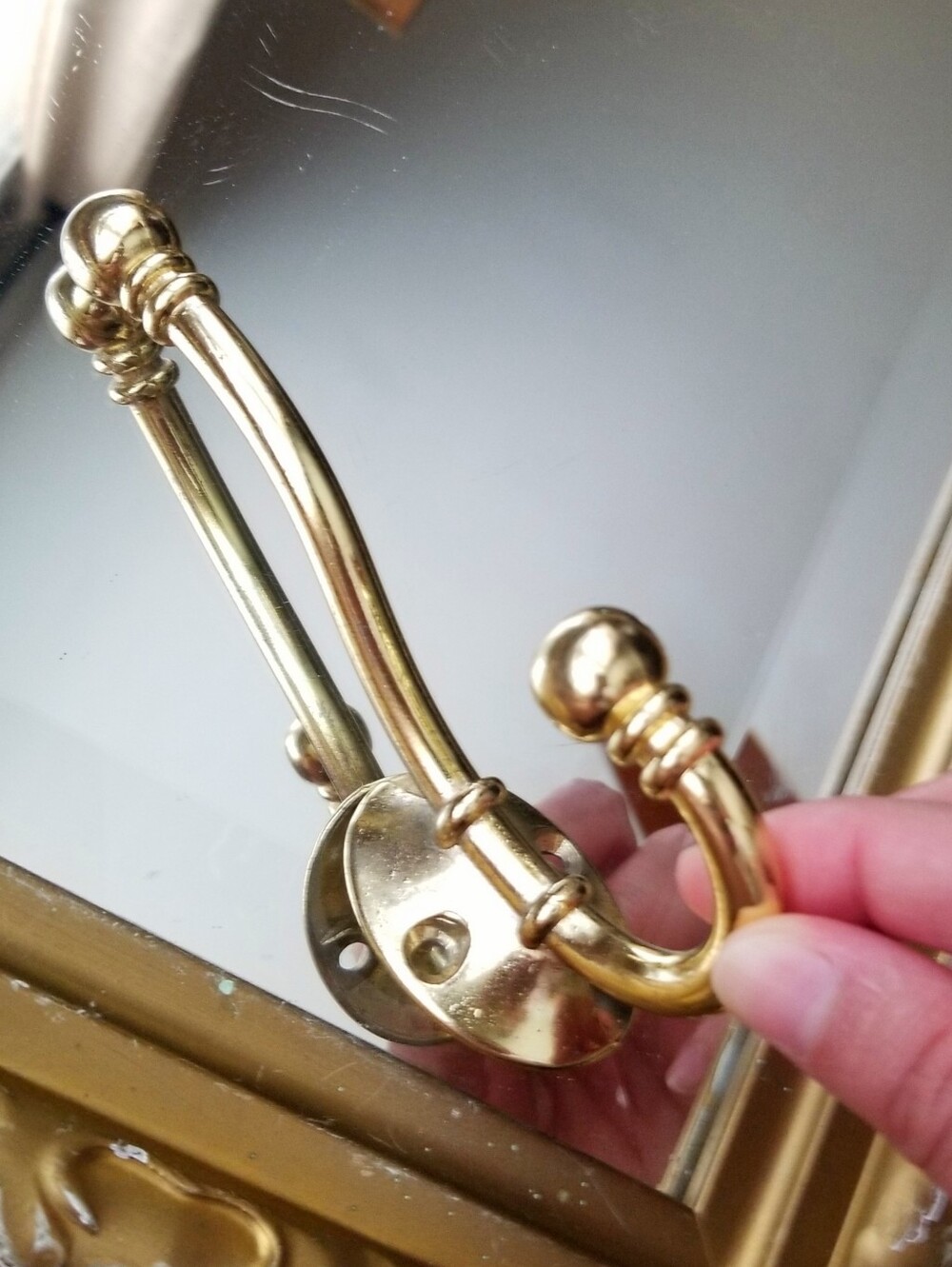 ❗Solid Polished Brass Wall Hook❗